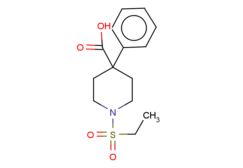 1-(ethanesulfonyl)-4-phenylpiperidine-4-carboxylic acid