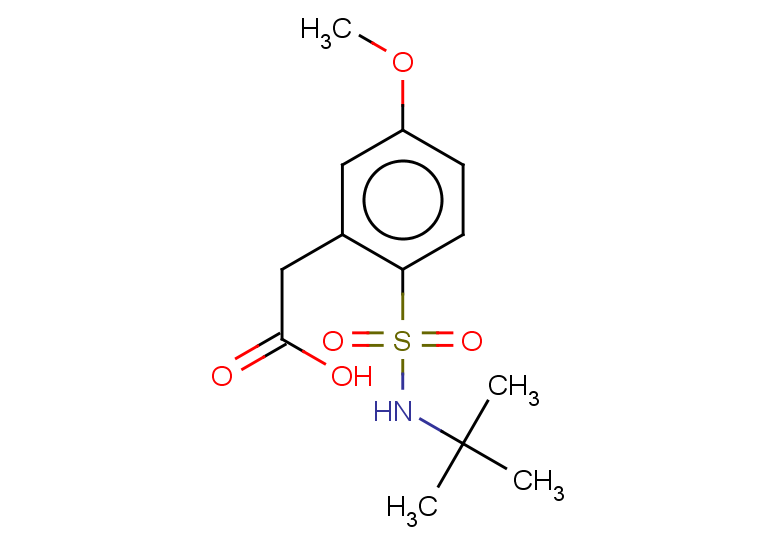 2-[2-(tert-butylsulfamoyl)-5-methoxyphenyl]acetic acid