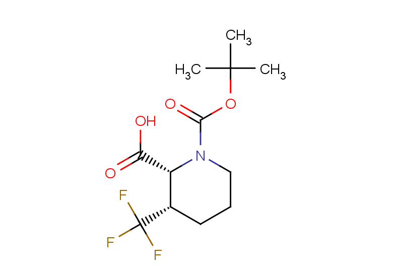 rac-(2R,3S)-1-[(tert-butoxy)carbonyl]-3-(trifluoromethyl)piperidine-2-carboxylic acid, cis