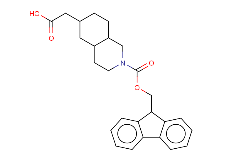 2-(2-{[(9H-fluoren-9-yl)methoxy]carbonyl}-decahydroisoquinolin-6-yl)acetic acid, Mixture of diastereomers
