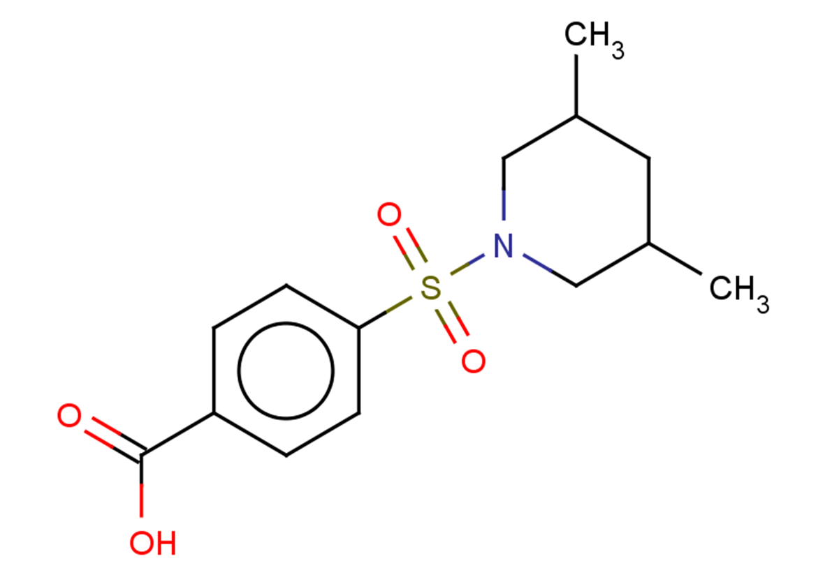 4-[(3,5-dimethylpiperidin-1-yl)sulfonyl]benzoic acid, Mixture of diastereomers