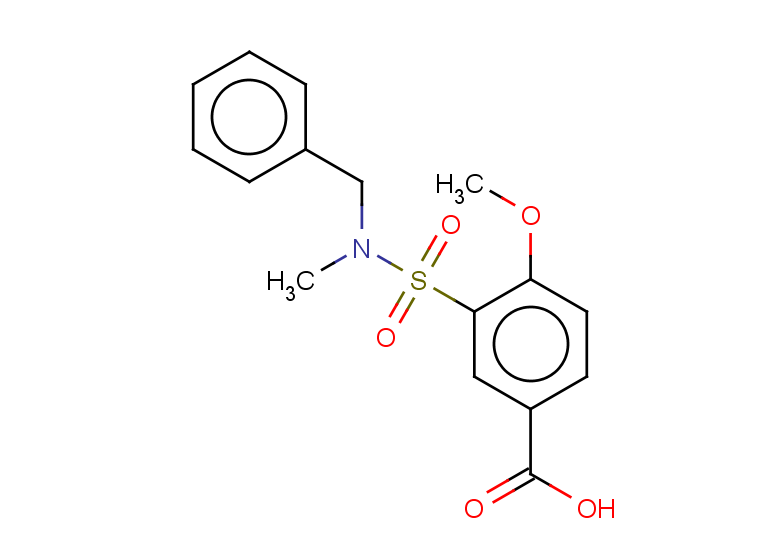 3-[benzyl(methyl)sulfamoyl]-4-methoxybenzoic acid