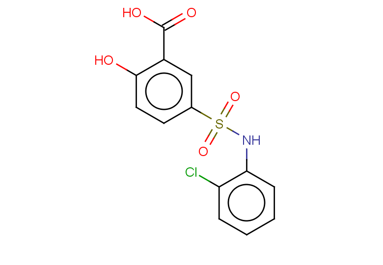 5-[(2-chlorophenyl)sulfamoyl]-2-hydroxybenzoic acid
