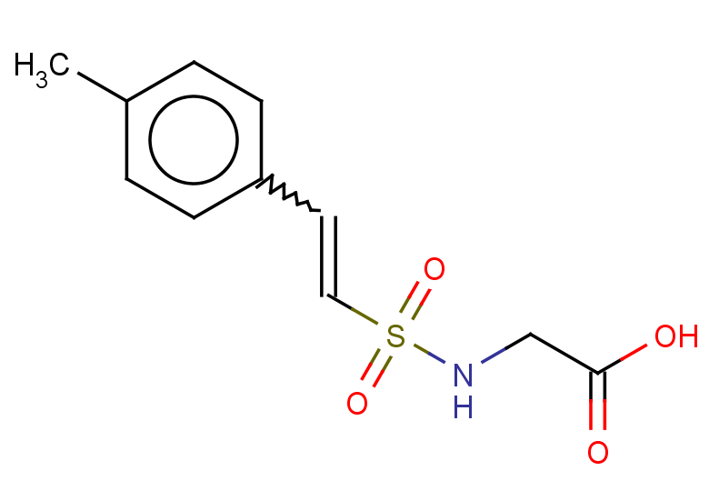 2-[2-(4-methylphenyl)ethenesulfonamido]acetic acid