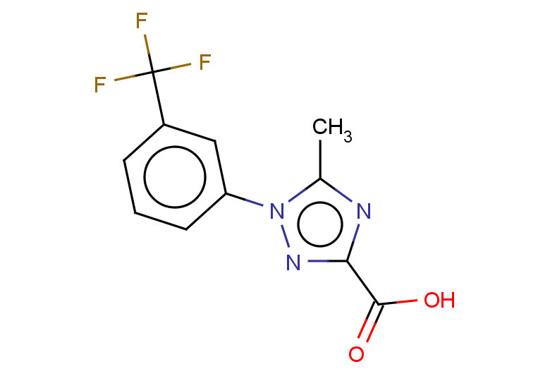 5-methyl-1-[3-(trifluoromethyl)phenyl]-1H-1,2,4-triazole-3-carboxylic acid