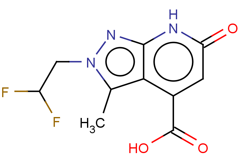 2-(2,2-difluoroethyl)-3-methyl-6-oxo-2H,6H,7H-pyrazolo[3,4-b]pyridine-4-carboxylic acid