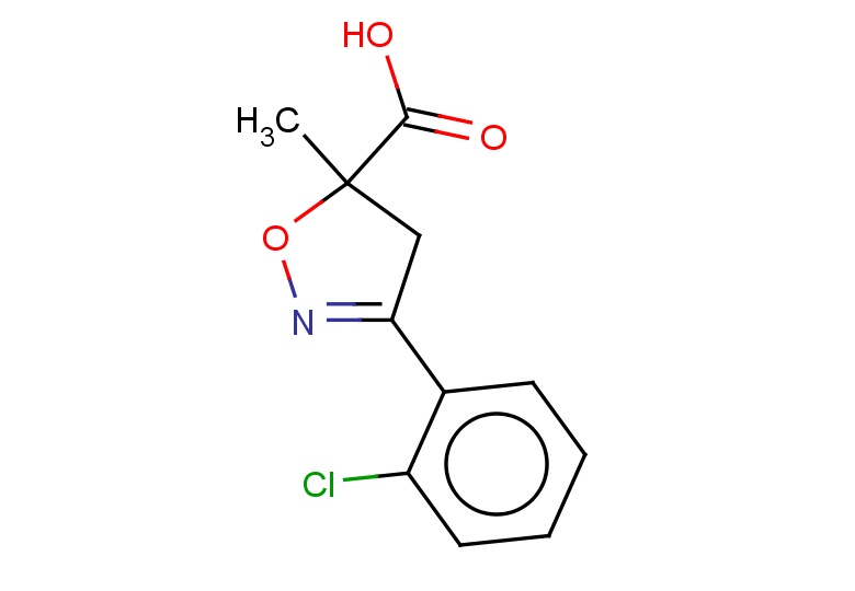 3-(2-chlorophenyl)-5-methyl-4,5-dihydro-1,2-oxazole-5-carboxylic acid