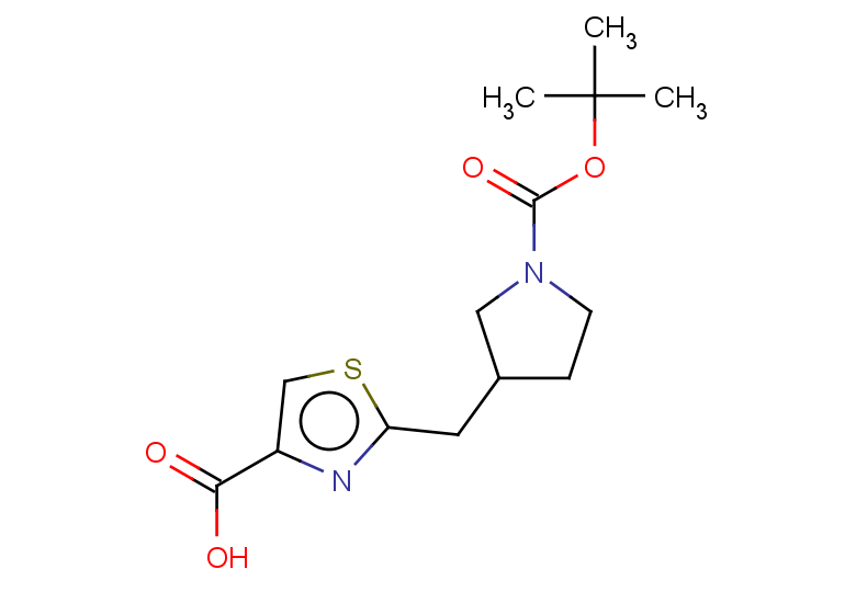 2-({1-[(tert-butoxy)carbonyl]pyrrolidin-3-yl}methyl)-1,3-thiazole-4-carboxylic acid