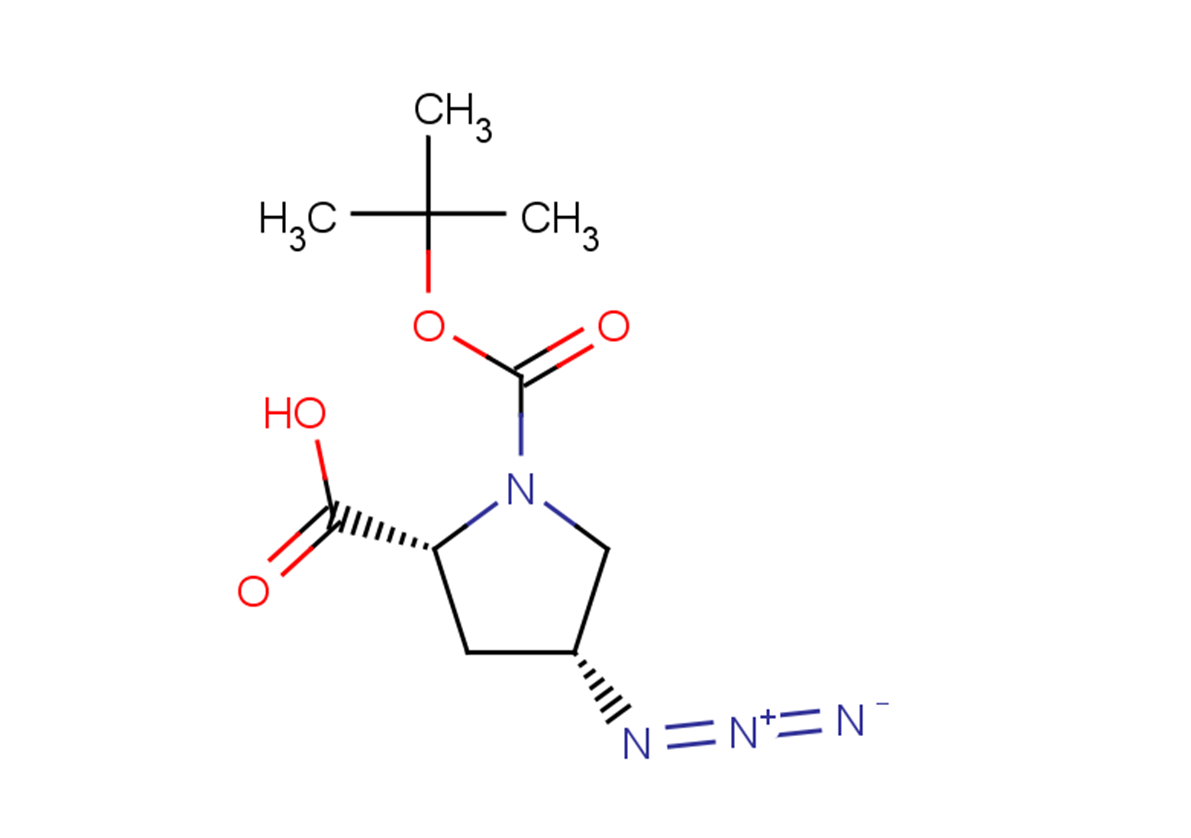 (2R,4R)-4-azido-1-[(tert-butoxy)carbonyl]pyrrolidine-2-carboxylic acid