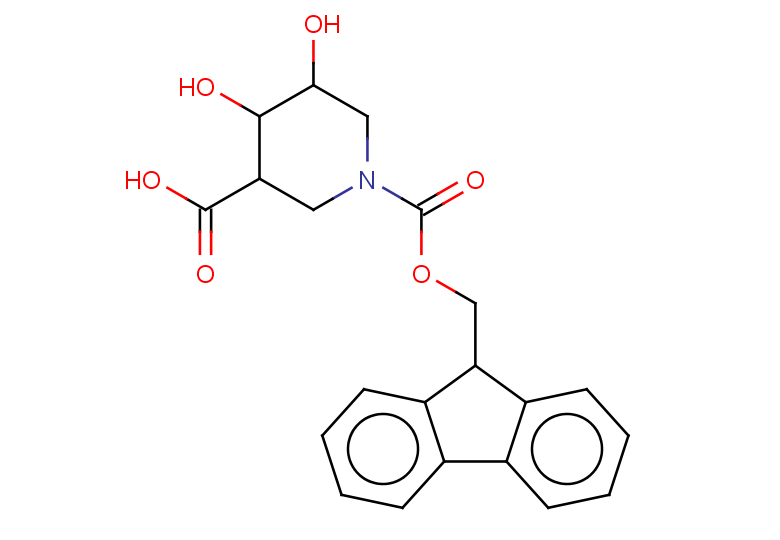 1-{[(9H-fluoren-9-yl)methoxy]carbonyl}-4,5-dihydroxypiperidine-3-carboxylic acid, Mixture of diastereomers
