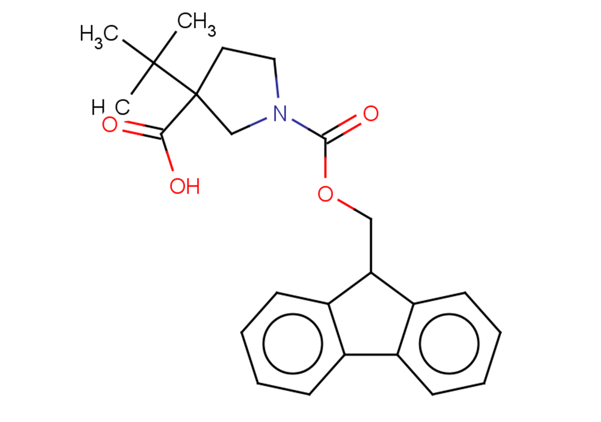 3-tert-butyl-1-{[(9H-fluoren-9-yl)methoxy]carbonyl}pyrrolidine-3-carboxylic acid