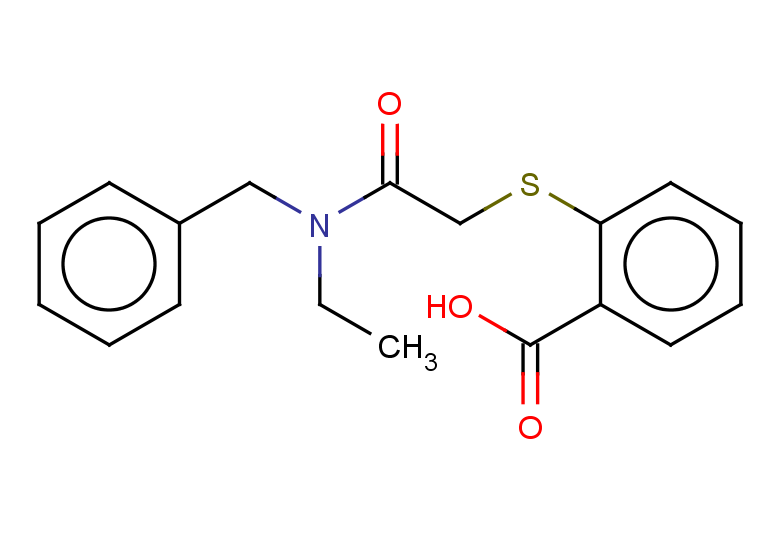 2-({[benzyl(ethyl)carbamoyl]methyl}sulfanyl)benzoic acid