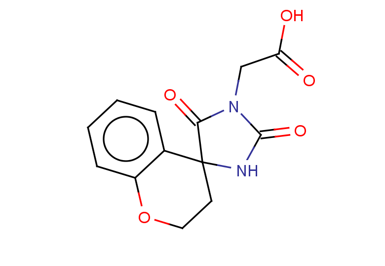 2-{2',5'-dioxo-2,3-dihydrospiro[1-benzopyran-4,4'-imidazolidine]-1'-yl}acetic acid