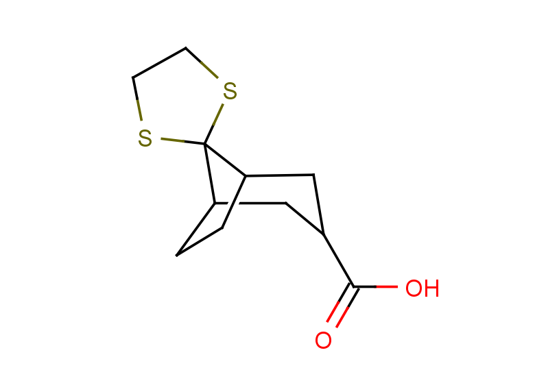 spiro[bicyclo[3.2.1]octane-8,2'-[1,3]dithiolane]-3-carboxylic acid