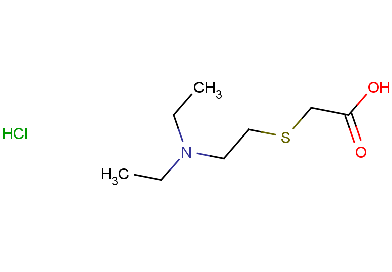 2-{[2-(diethylamino)ethyl]sulfanyl}acetic acid hydrochloride