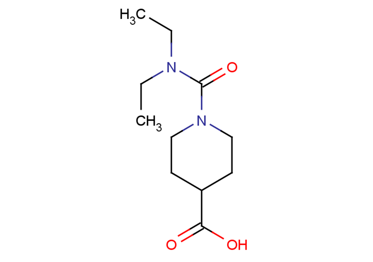 1-(diethylcarbamoyl)piperidine-4-carboxylic acid