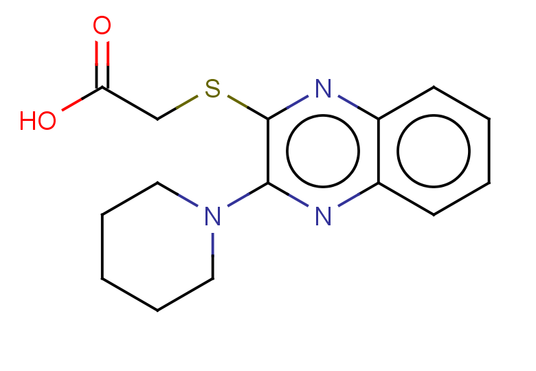 2-{[3-(piperidin-1-yl)quinoxalin-2-yl]sulfanyl}acetic acid