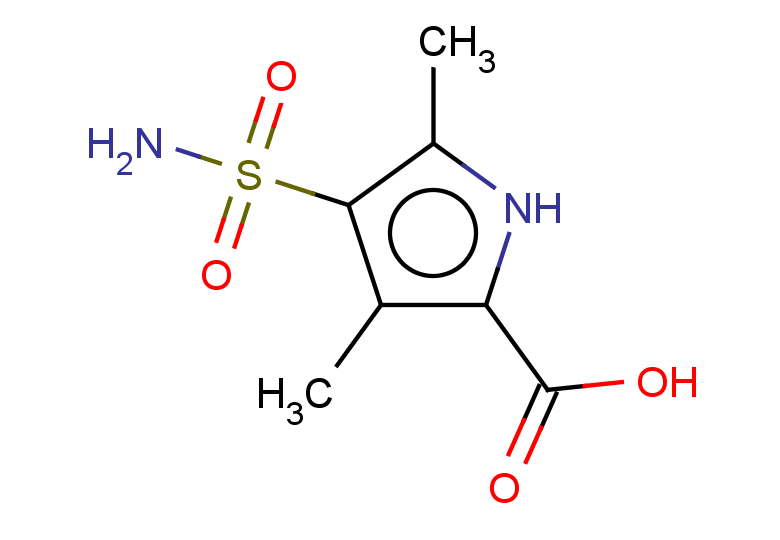 3,5-dimethyl-4-sulfamoyl-1H-pyrrole-2-carboxylic acid
