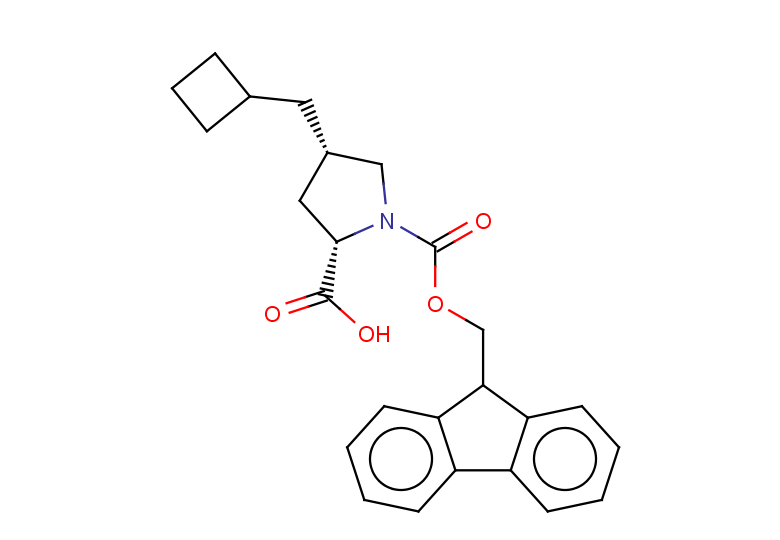rac-(2R,4R)-4-(cyclobutylmethyl)-1-{[(9H-fluoren-9-yl)methoxy]carbonyl}pyrrolidine-2-carboxylic acid, cis