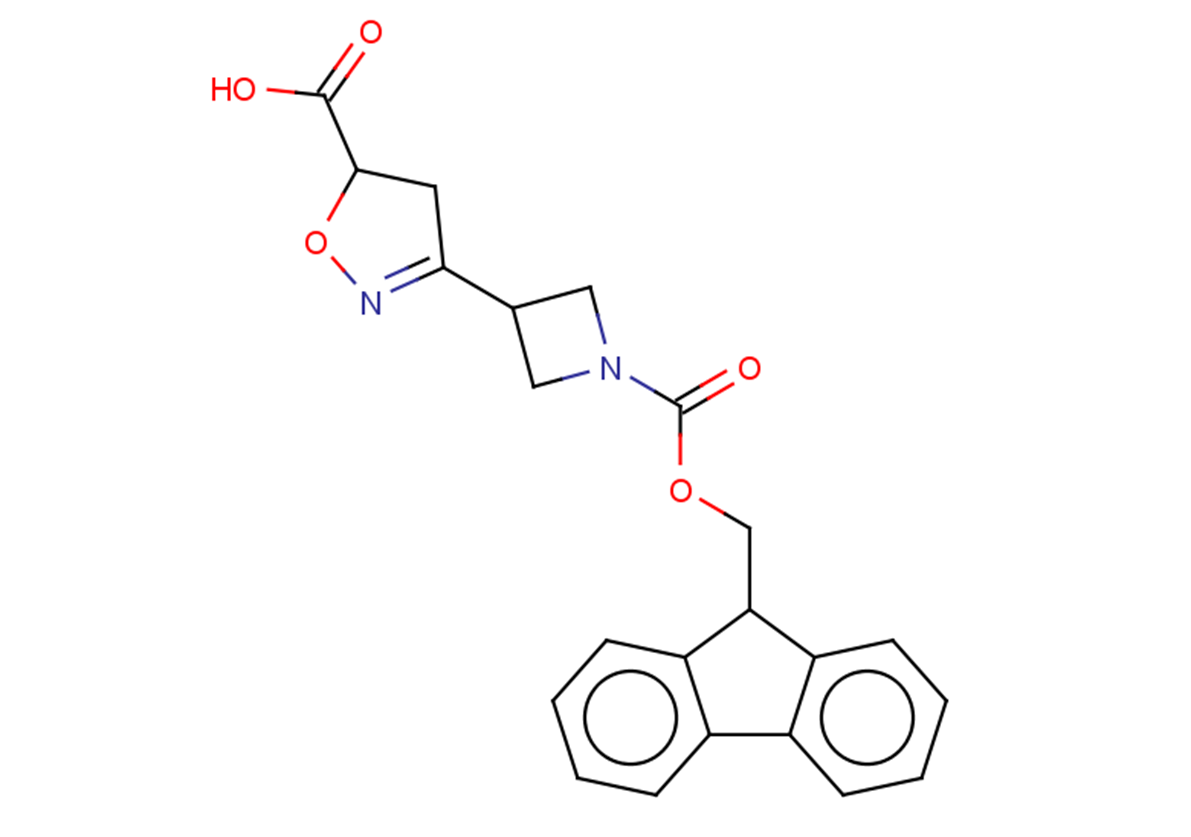 3-(1-{[(9H-fluoren-9-yl)methoxy]carbonyl}azetidin-3-yl)-4,5-dihydro-1,2-oxazole-5-carboxylic acid
