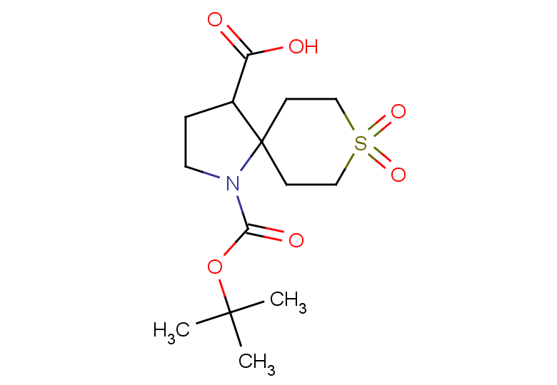 1-[(tert-butoxy)carbonyl]-8,8-dioxo-8lambda6-thia-1-azaspiro[4.5]decane-4-carboxylic acid