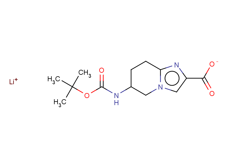lithium(1+) ion 6-{[(tert-butoxy)carbonyl]amino}-5H,6H,7H,8H-imidazo[1,2-a]pyridine-2-carboxylate