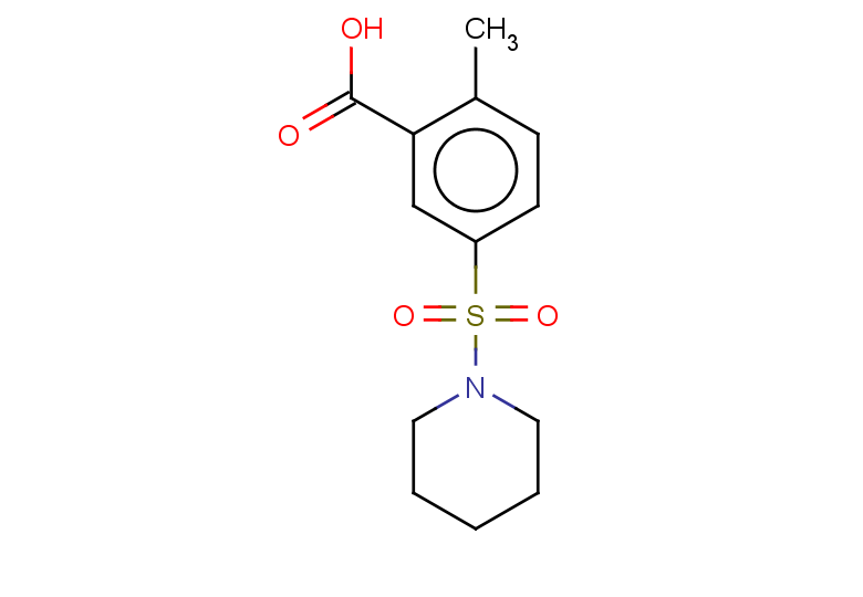 2-methyl-5-(piperidine-1-sulfonyl)benzoic acid
