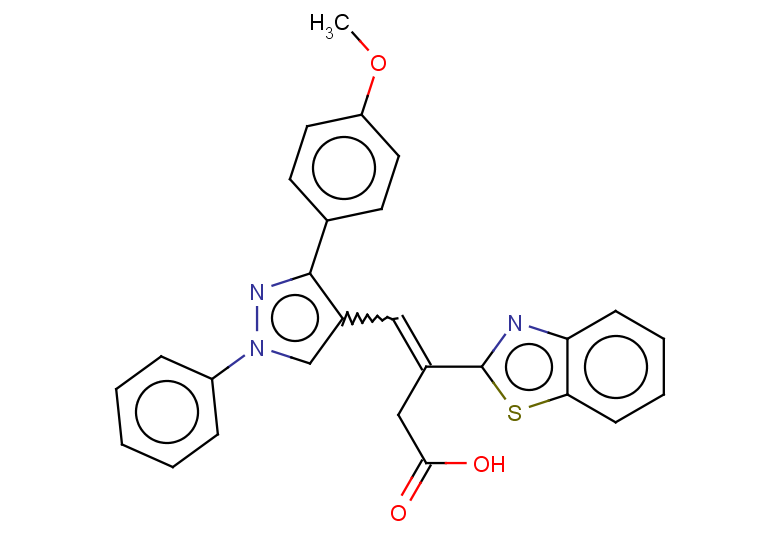3-(1,3-benzothiazol-2-yl)-4-[3-(4-methoxyphenyl)-1-phenyl-1H-pyrazol-4-yl]but-3-enoic acid