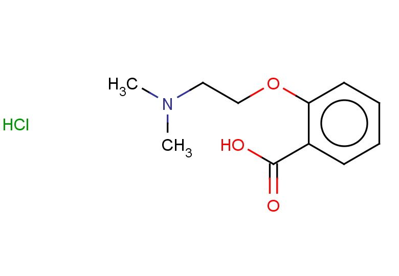 2-[2-(dimethylamino)ethoxy]benzoic acid hydrochloride