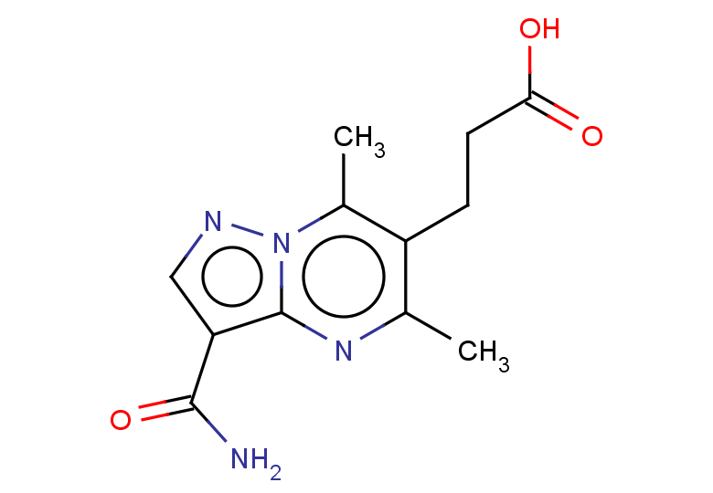 3-{3-carbamoyl-5,7-dimethylpyrazolo[1,5-a]pyrimidin-6-yl}propanoic acid