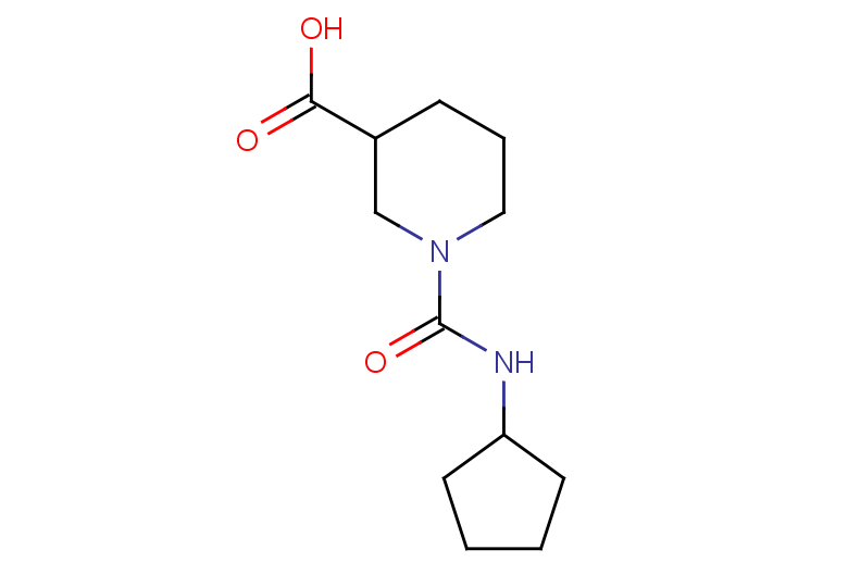 1-(cyclopentylcarbamoyl)piperidine-3-carboxylic acid