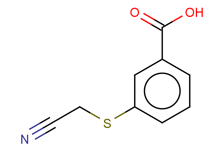3-[(cyanomethyl)sulfanyl]benzoic acid