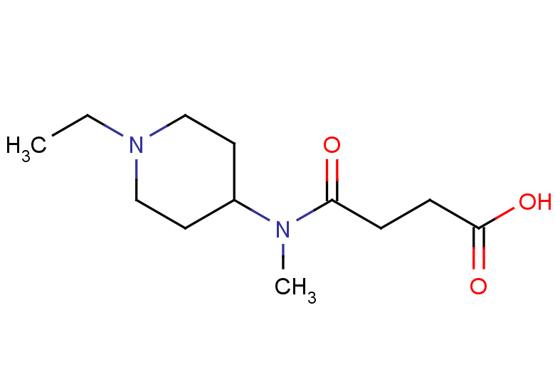 3-[(1-ethylpiperidin-4-yl)(methyl)carbamoyl]propanoic acid