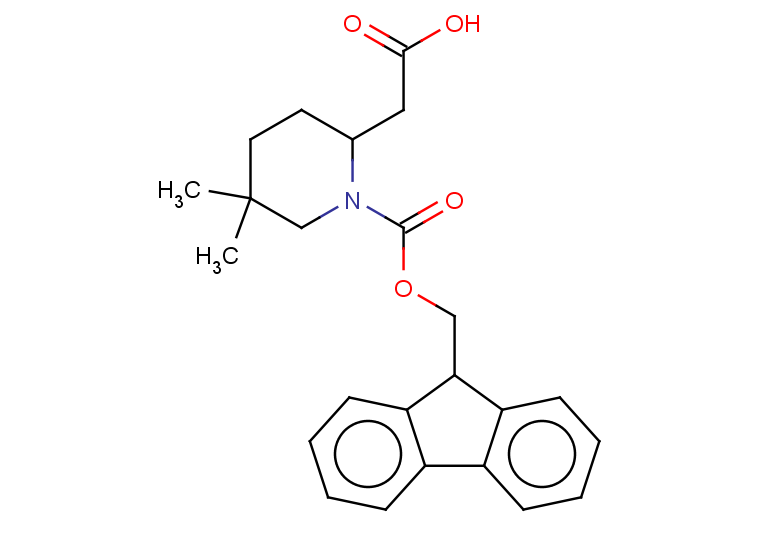 2-(1-{[(9H-fluoren-9-yl)methoxy]carbonyl}-5,5-dimethylpiperidin-2-yl)acetic acid