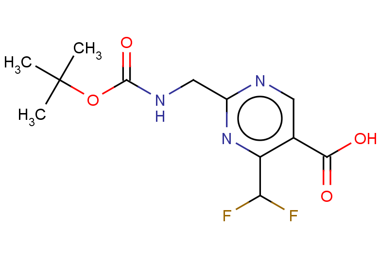 2-({[(tert-butoxy)carbonyl]amino}methyl)-4-(difluoromethyl)pyrimidine-5-carboxylic acid