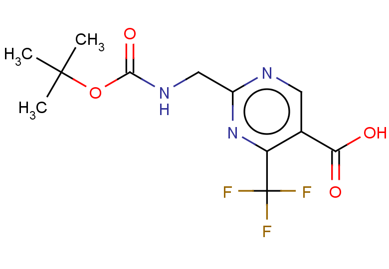 2-({[(tert-butoxy)carbonyl]amino}methyl)-4-(trifluoromethyl)pyrimidine-5-carboxylic acid