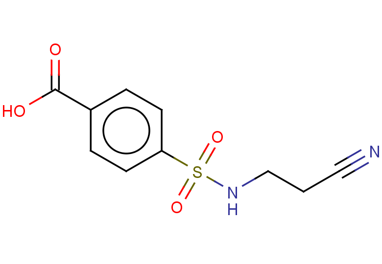 4-[(2-cyanoethyl)sulfamoyl]benzoic acid