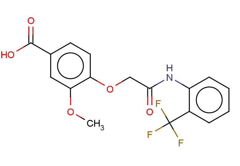 3-methoxy-4-({[2-(trifluoromethyl)phenyl]carbamoyl}methoxy)benzoic acid