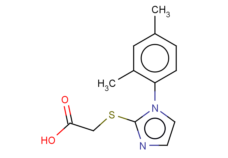 2-{[1-(2,4-dimethylphenyl)-1H-imidazol-2-yl]sulfanyl}acetic acid