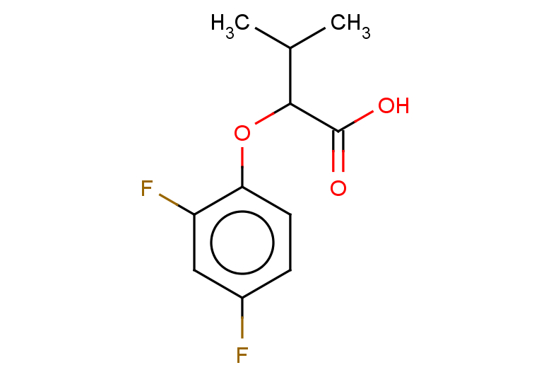 2-(2,4-difluorophenoxy)-3-methylbutanoic acid