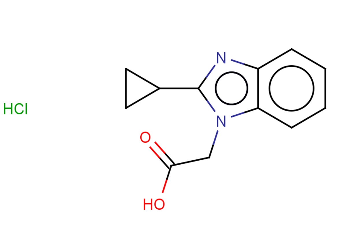 2-(2-cyclopropyl-1H-1,3-benzodiazol-1-yl)acetic acid hydrochloride