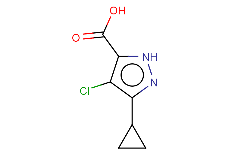 4-chloro-3-cyclopropyl-1H-pyrazole-5-carboxylic acid