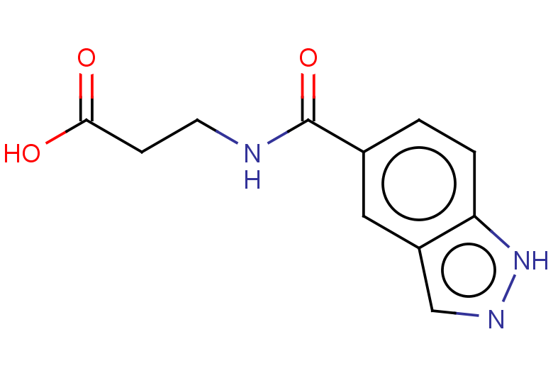 3-(1H-indazol-5-ylformamido)propanoic acid