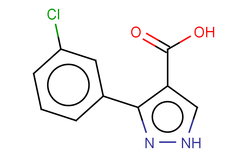 3-(3-chlorophenyl)-1H-pyrazole-4-carboxylic acid