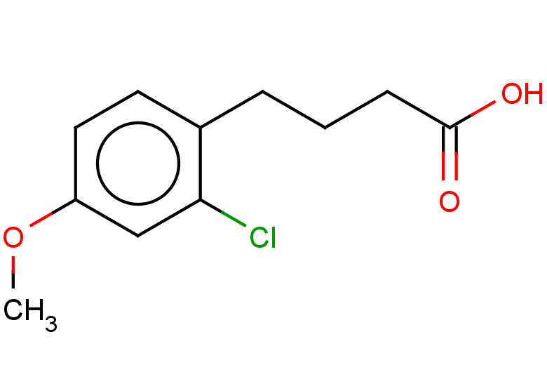 4-(2-chloro-4-methoxyphenyl)butanoic acid