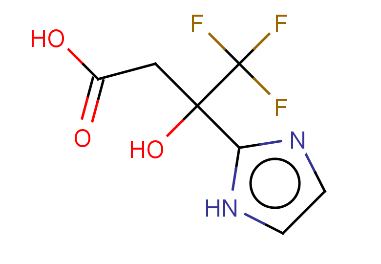 4,4,4-trifluoro-3-hydroxy-3-(1H-imidazol-2-yl)butanoic acid