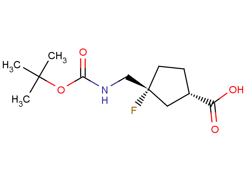 rac-(1R,3S)-3-({[(tert-butoxy)carbonyl]amino}methyl)-3-fluorocyclopentane-1-carboxylic acid, cis
