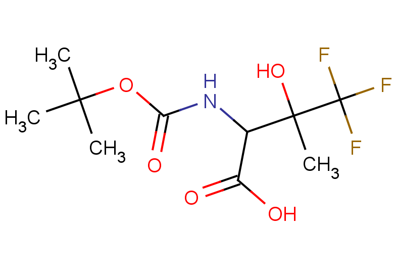 2-{[(tert-butoxy)carbonyl]amino}-4,4,4-trifluoro-3-hydroxy-3-methylbutanoic acid