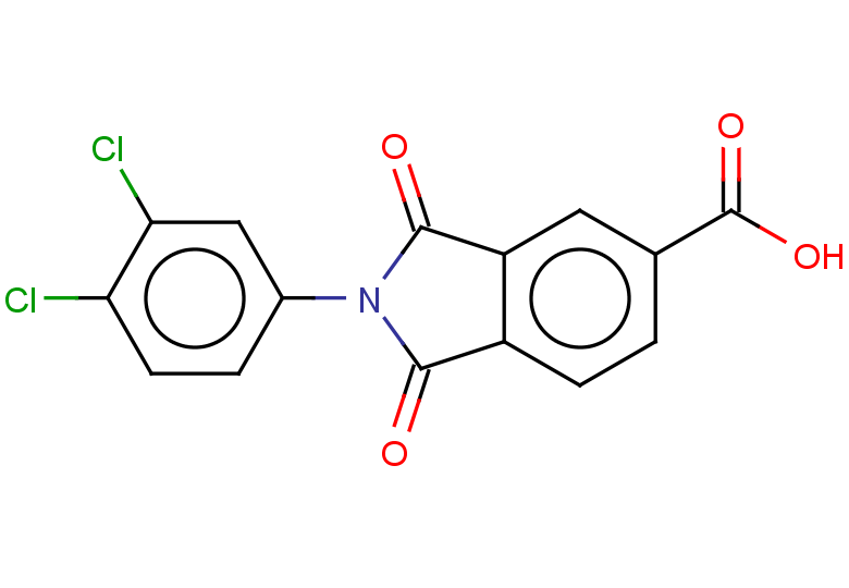 2-(3,4-dichlorophenyl)-1,3-dioxo-2,3-dihydro-1H-isoindole-5-carboxylic acid