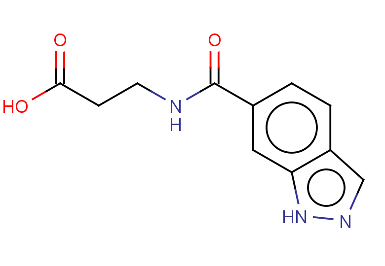 3-(1H-indazol-6-ylformamido)propanoic acid